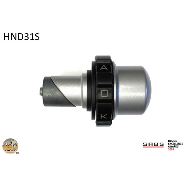 Kaoko Kaoko Throttle Stabilizer for Honda models with 19mm ID bars and 31mm OD bar weights; incl. F6B Goldwing (2013-), VFR800/Blackbird (2001-),  CBR1100XX Blackbird,  VTR1000 Firestorm (1998-2008), CBR650F (2015-), CTX700/N/ND/DCT (2013-)